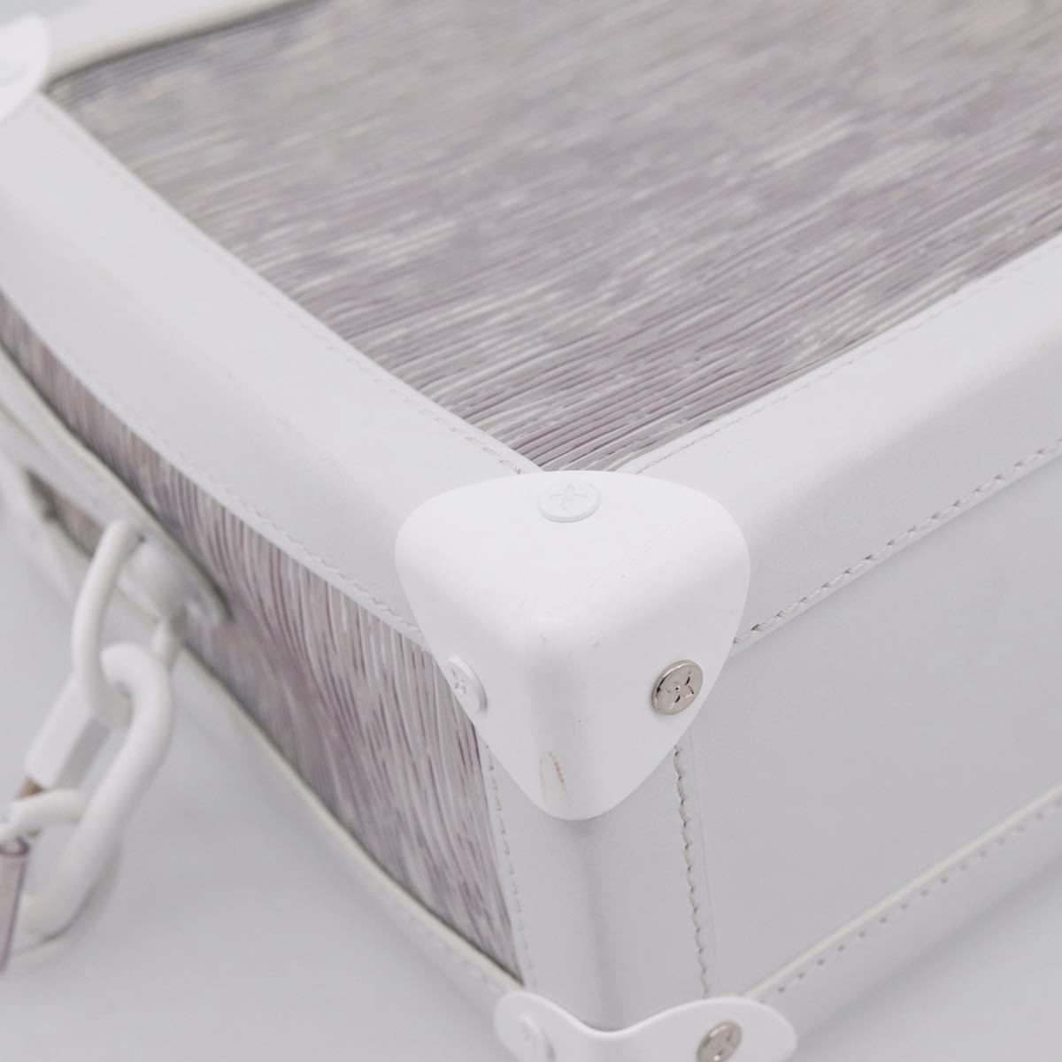 LOUIS VUITTON Epi Plage Soft Trunk Shoulder Bag Clear M55602 LV Auth ka6296V