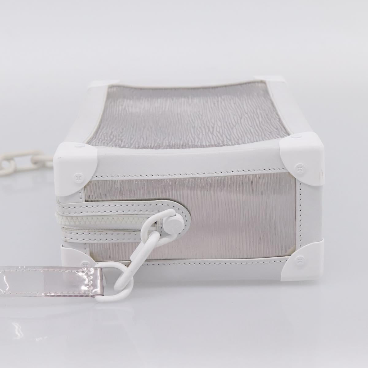LOUIS VUITTON Epi Plage Soft Trunk Shoulder Bag Clear M55602 LV Auth ka6296V
