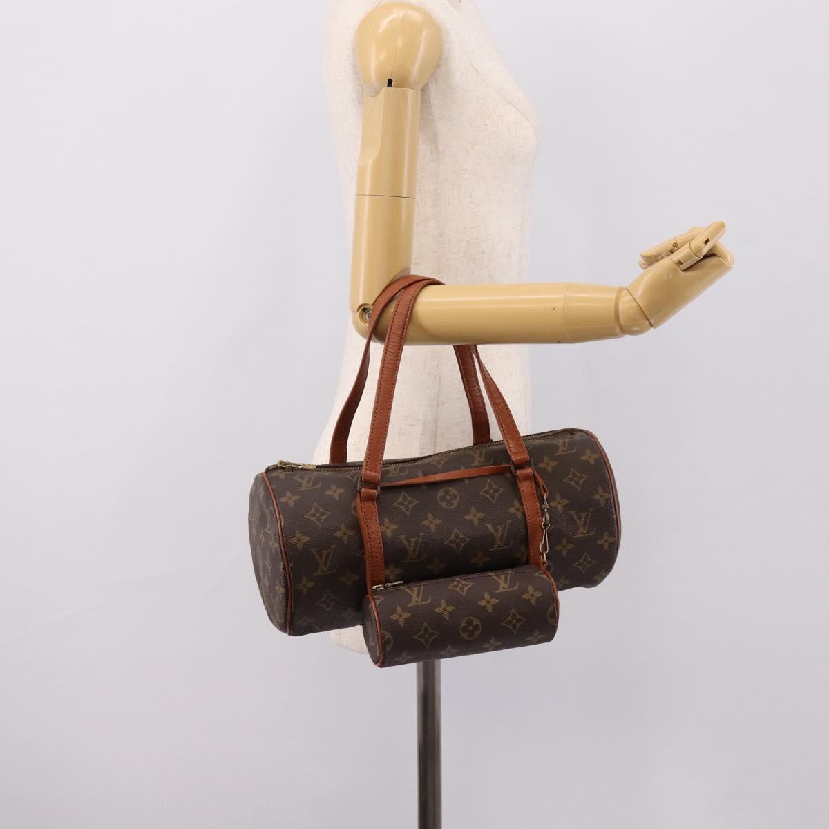 LOUIS VUITTON Monogram Papillon 30 Hand Bag Vintage M51365 LV Auth ka6298V