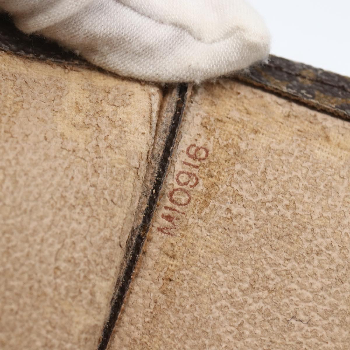 LOUIS VUITTON Monogram Sac Plat Hand Bag M51140 LV Auth ka630