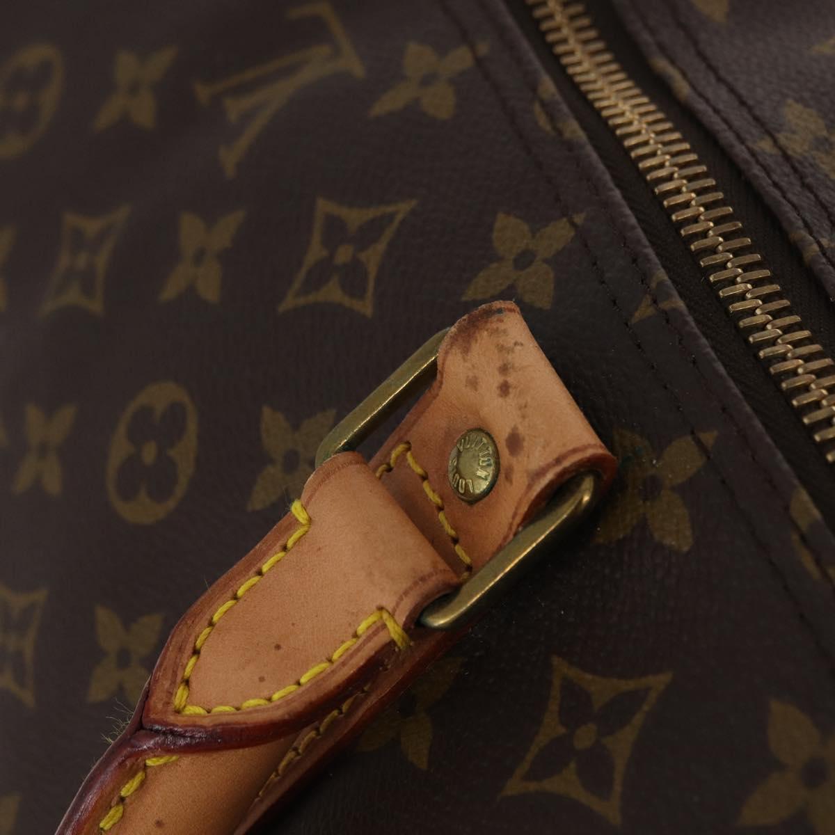 LOUIS VUITTON Monogram Keepall Bandouliere 60 Boston Bag M41412 LV Auth ka6301