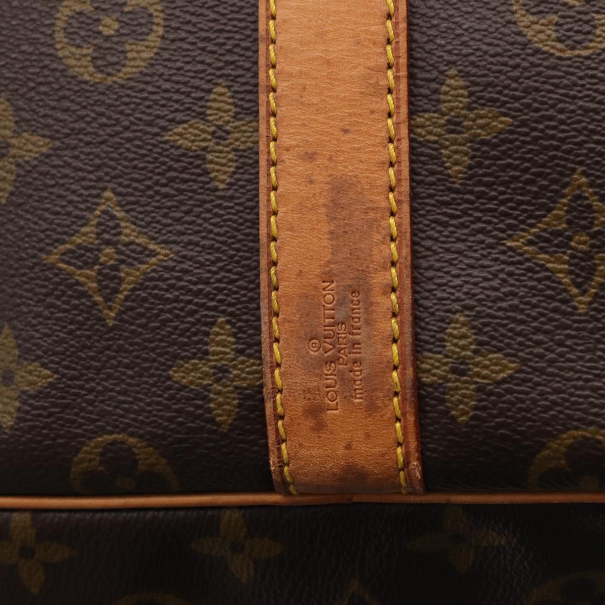 LOUIS VUITTON Monogram Keepall Bandouliere 60 Boston Bag M41412 LV Auth ka6301