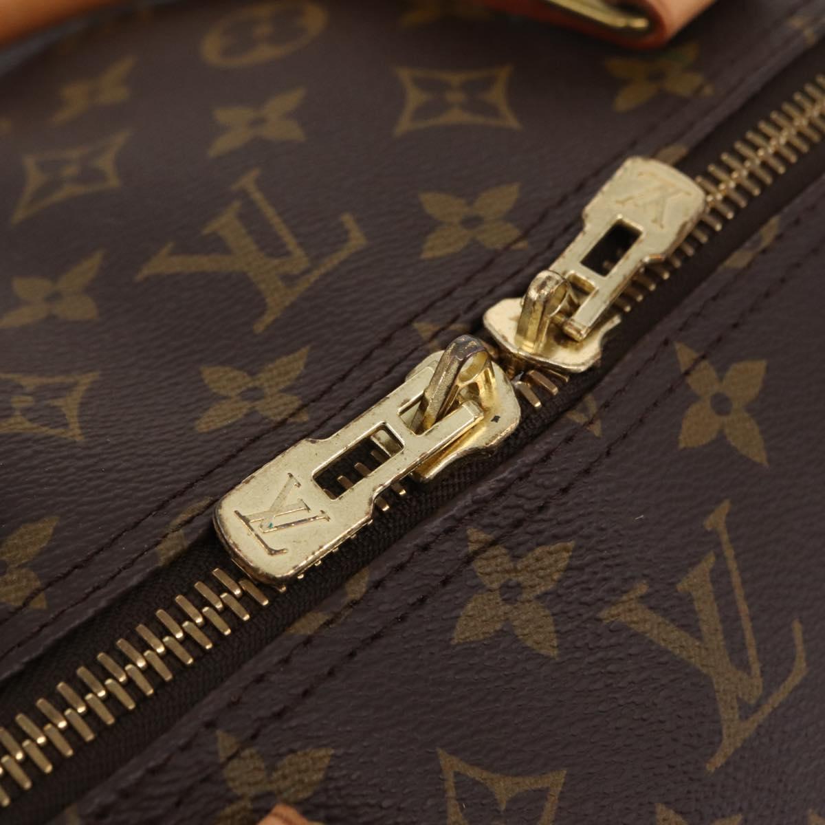 LOUIS VUITTON Monogram Keepall Bandouliere 60 Boston Bag M41412 LV Auth ka6301