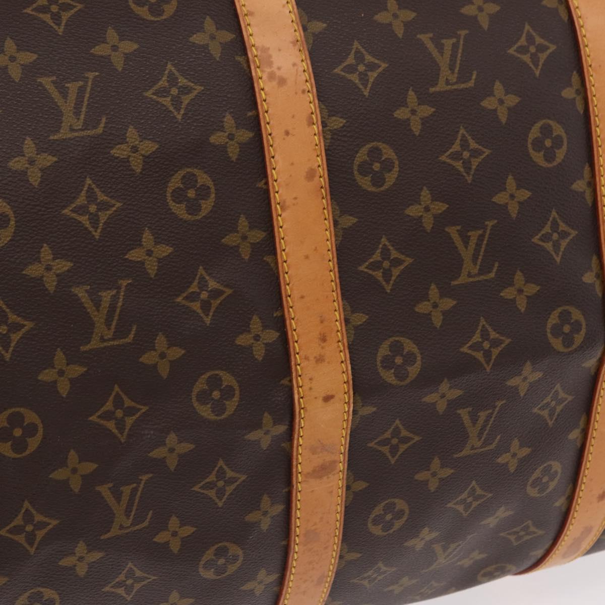 LOUIS VUITTON Monogram Keepall Bandouliere 60 Boston Bag M41412 LV Auth ka6301