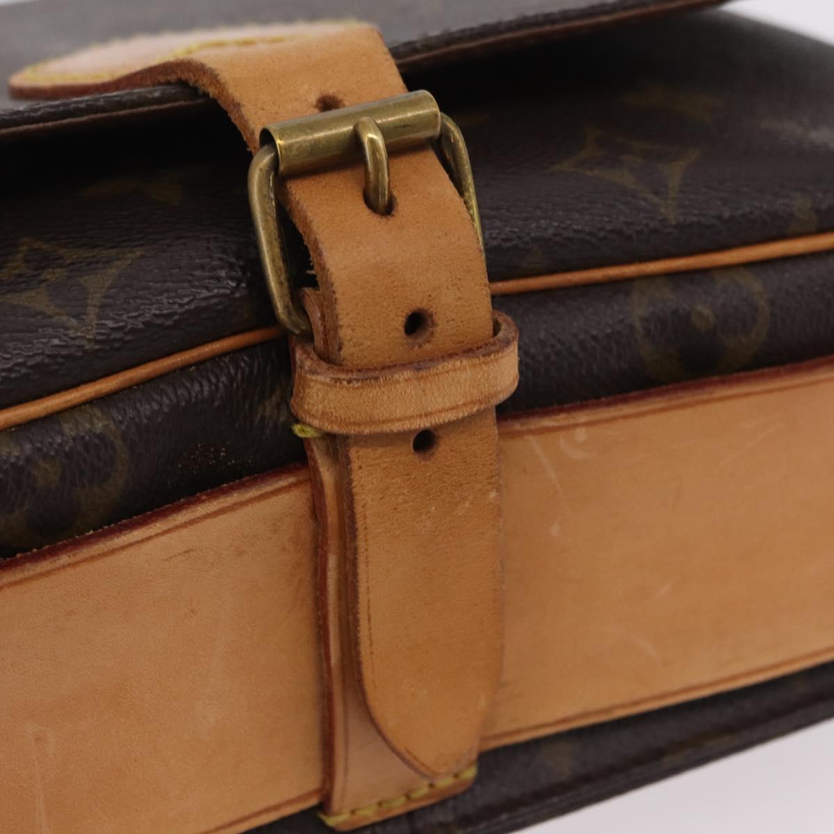 LOUIS VUITTON Monogram Cartouchiere GM Shoulder Bag M51252 LV Auth ka6303