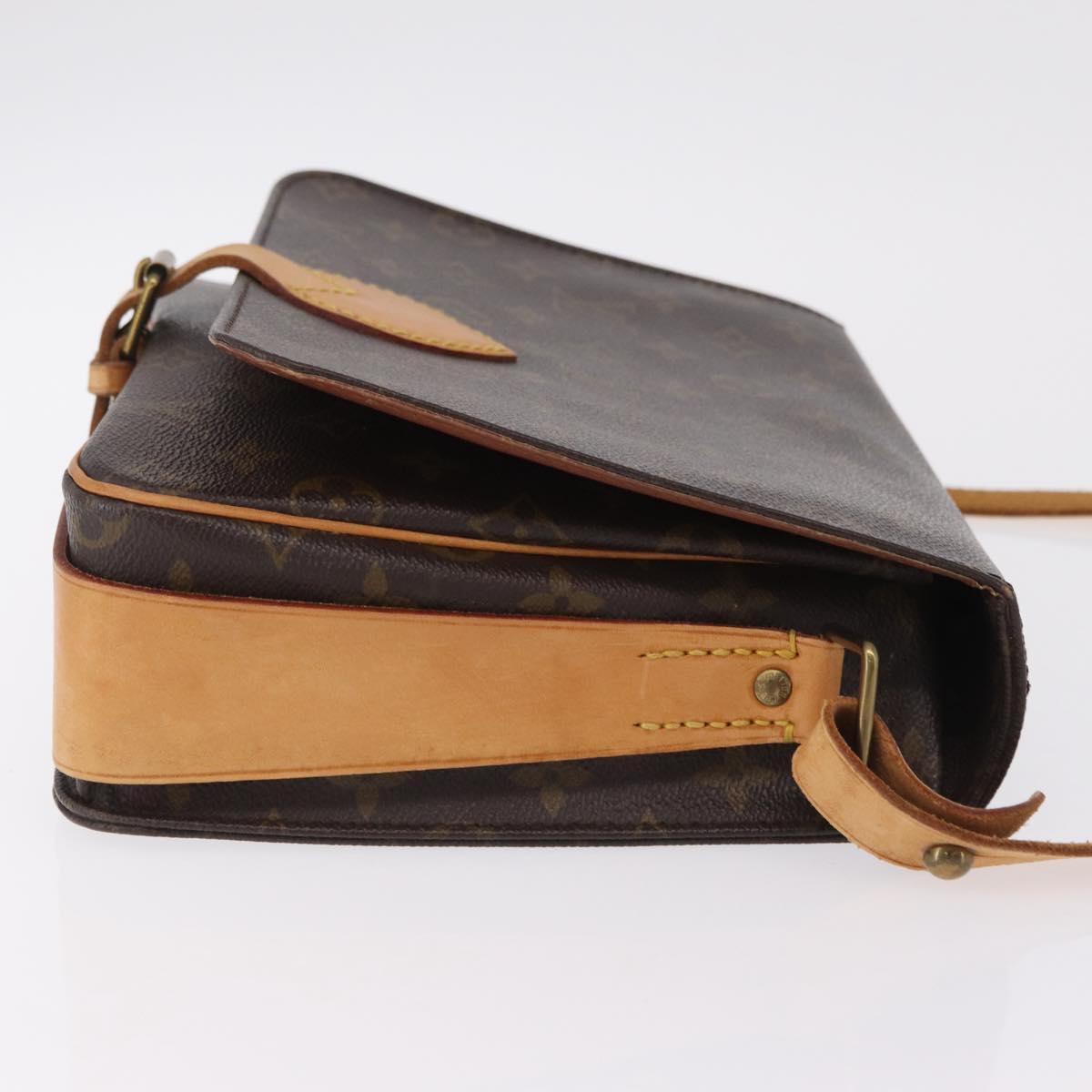 LOUIS VUITTON Monogram Cartouchiere GM Shoulder Bag M51252 LV Auth ka6303