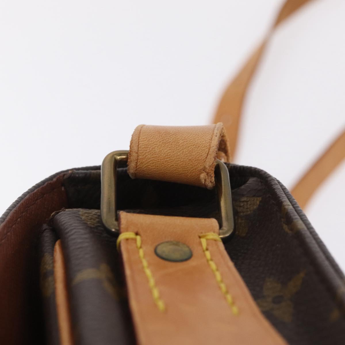LOUIS VUITTON Monogram Cartouchiere MM Shoulder Bag M51253 LV Auth ka6304