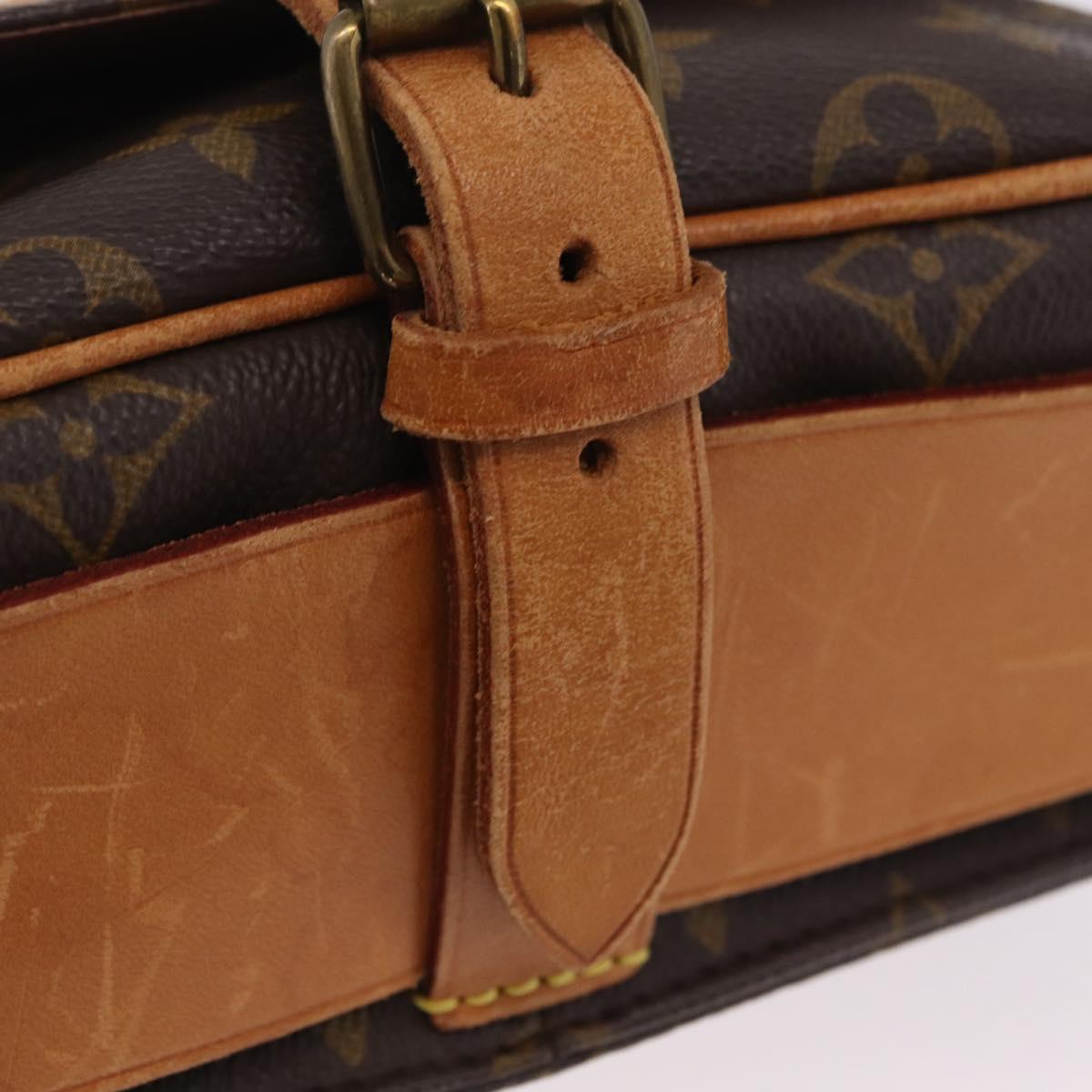 LOUIS VUITTON Monogram Cartouchiere MM Shoulder Bag M51253 LV Auth ka6304