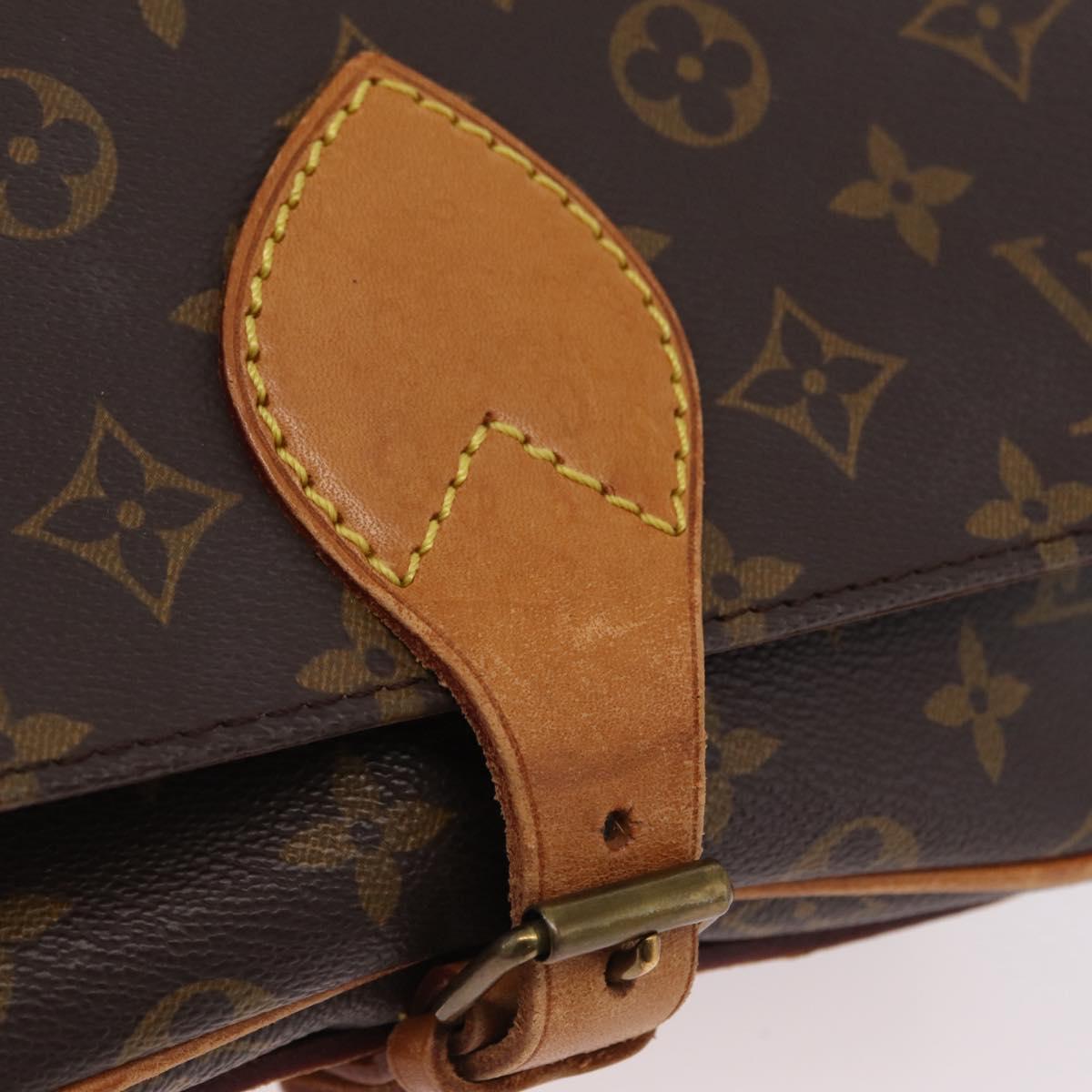 LOUIS VUITTON Monogram Cartouchiere MM Shoulder Bag M51253 LV Auth ka6304