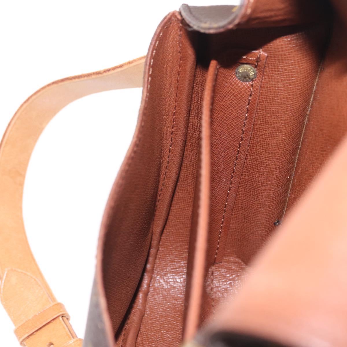 LOUIS VUITTON Monogram Cartouchiere MM Shoulder Bag M51253 LV Auth ka6304