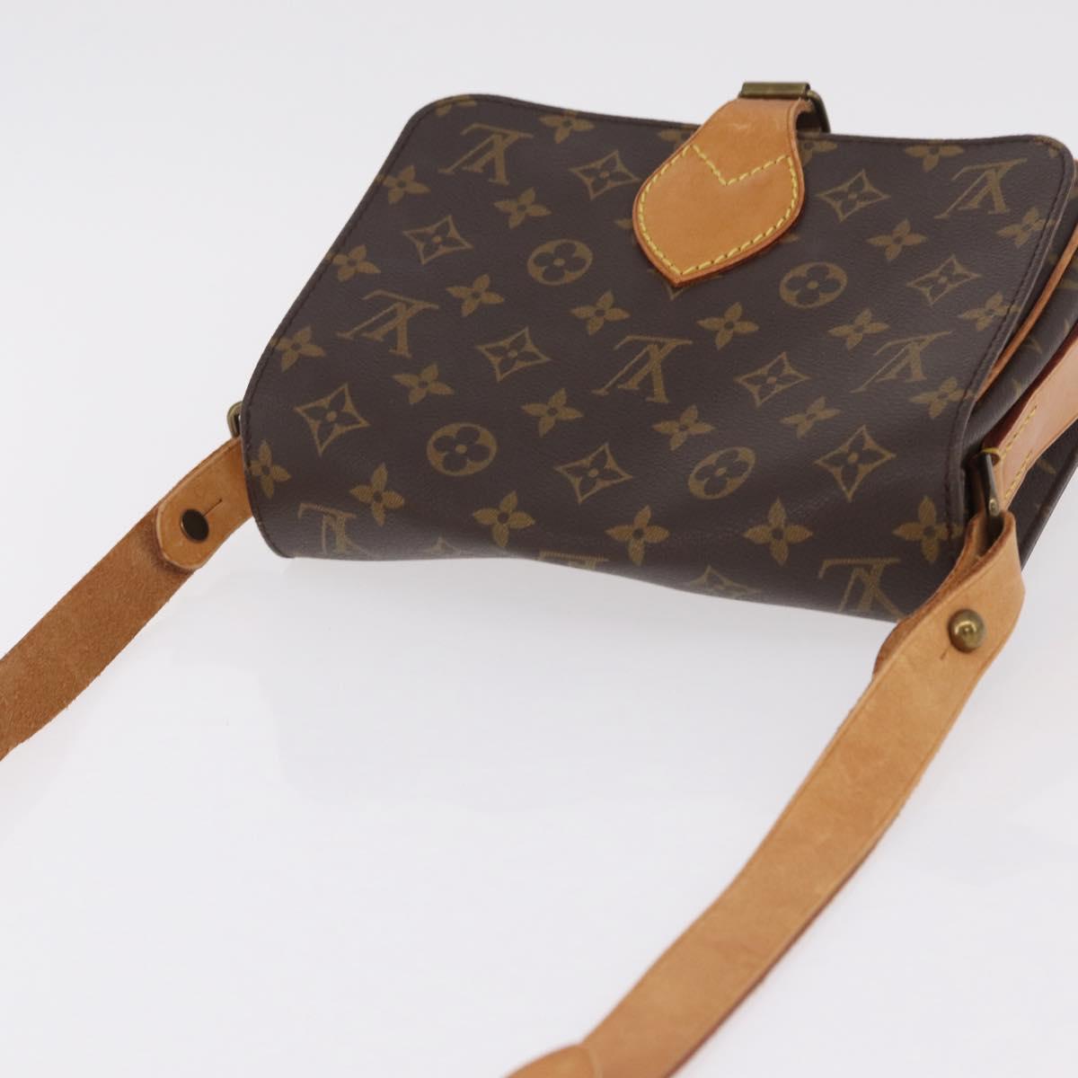 LOUIS VUITTON Monogram Cartouchiere MM Shoulder Bag M51253 LV Auth ka6304