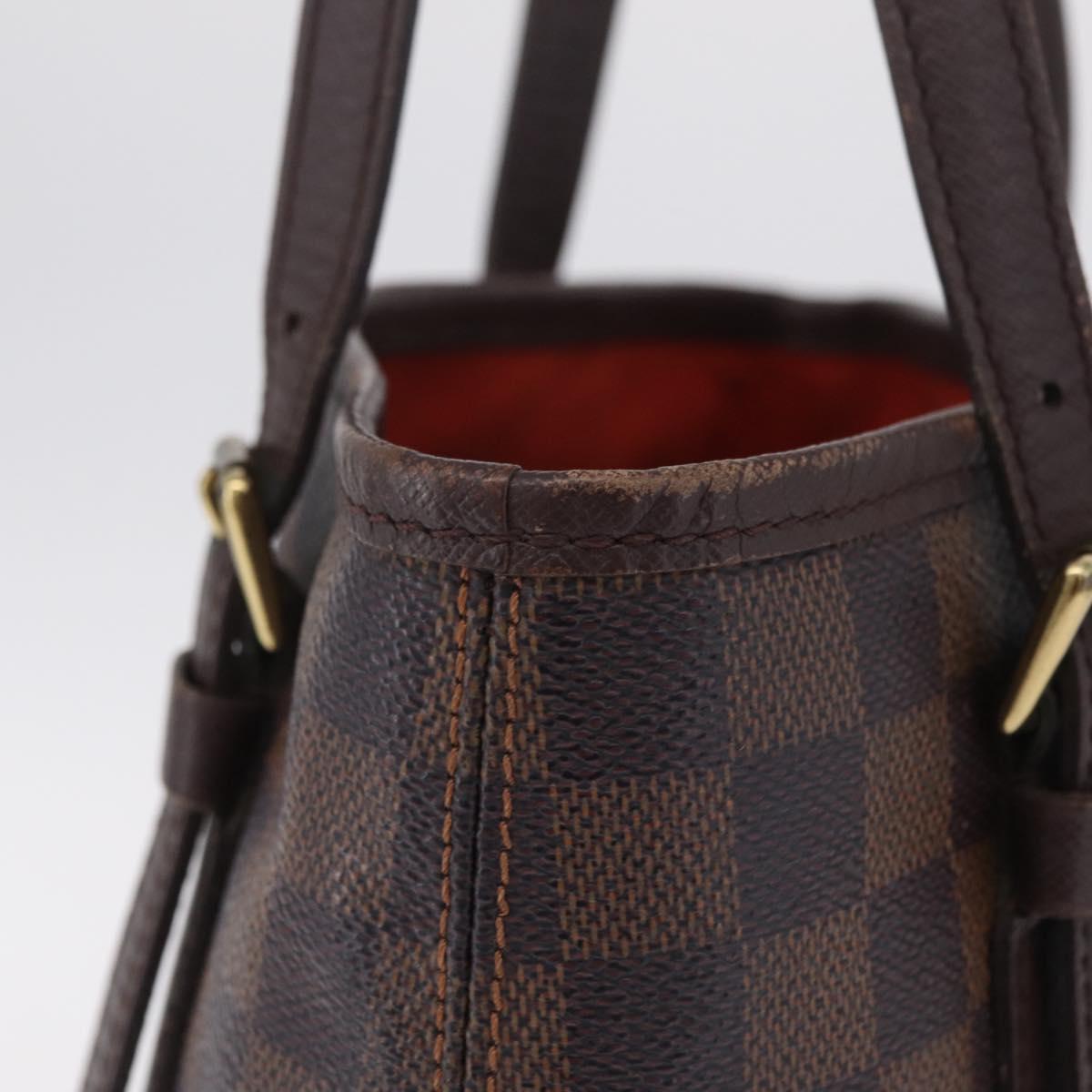 LOUIS VUITTON Damier Ebene Marais Shoulder Bag N42240 LV Auth ka6310