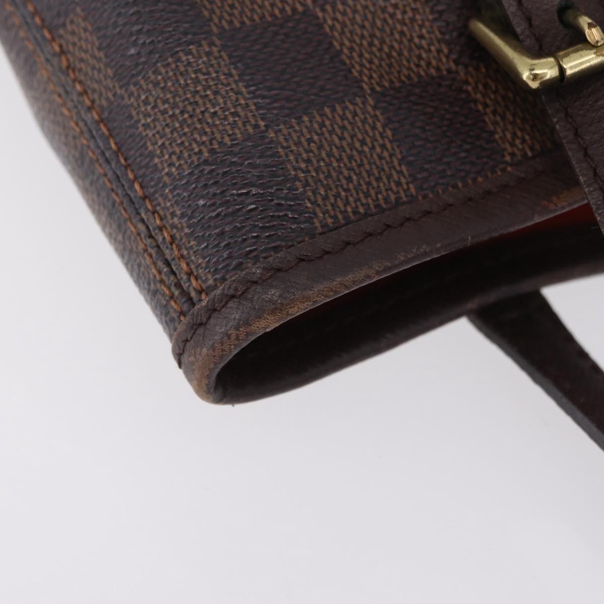 LOUIS VUITTON Damier Ebene Marais Shoulder Bag N42240 LV Auth ka6310