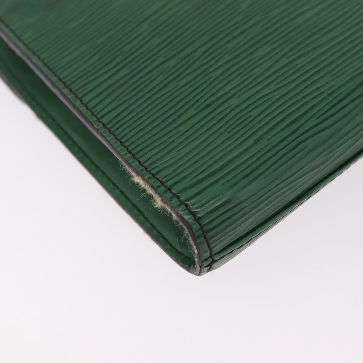 LOUIS VUITTON Epi Art Deco Clutch Bag Green M52634 LV Auth ka6318