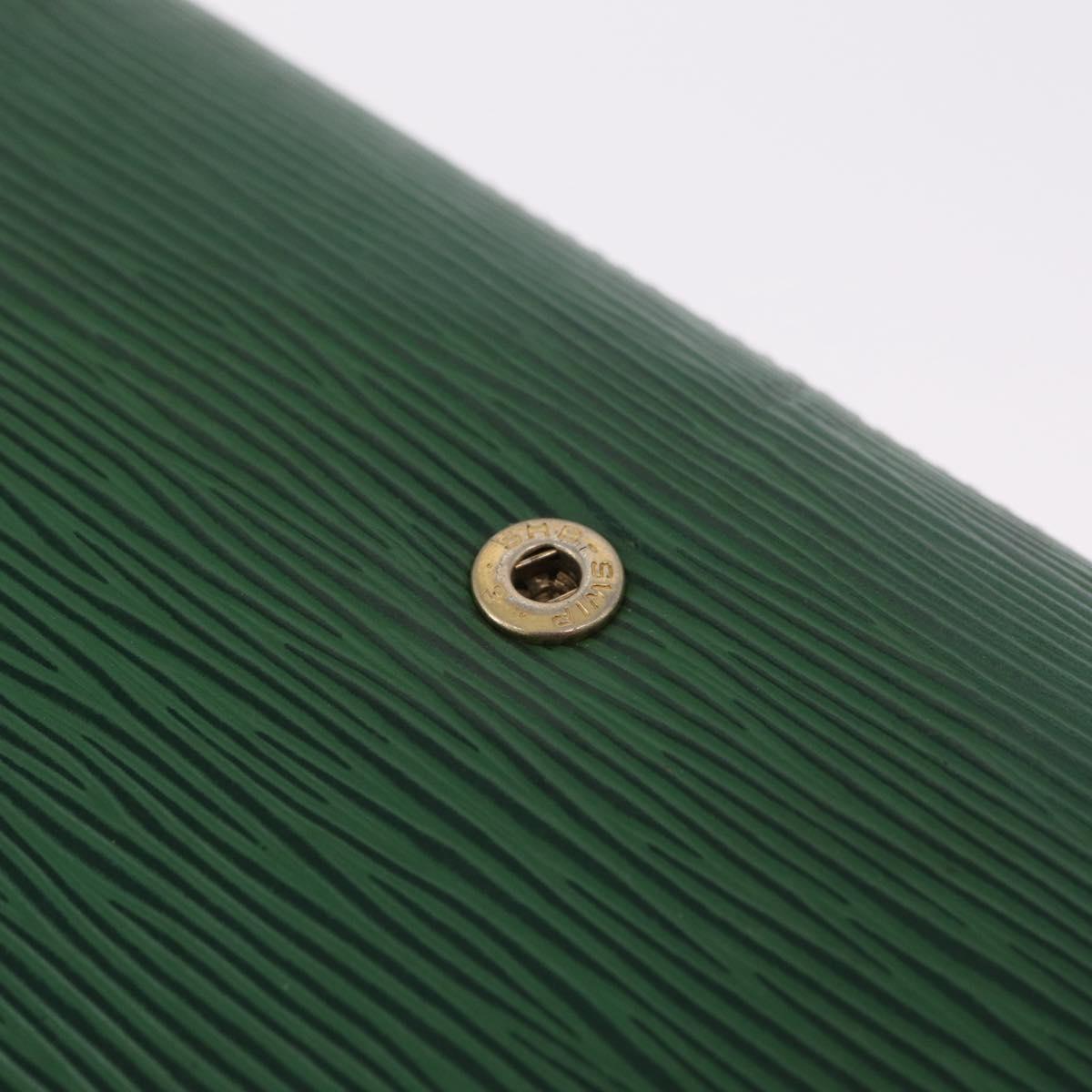 LOUIS VUITTON Epi Art Deco Clutch Bag Green M52634 LV Auth ka6318