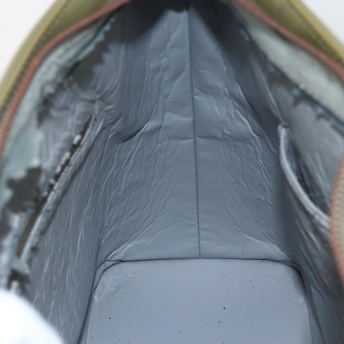 LOUIS VUITTON Monogram Vernis Houston Hand Bag Gris M91053 LV Auth ka632