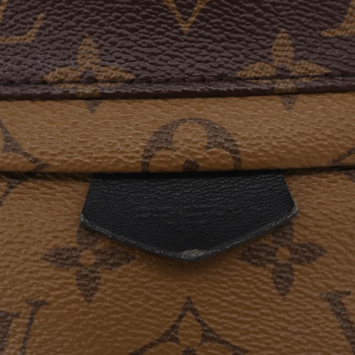 LOUIS VUITTON Monogram Reverse Palm Springs PM Backpack M43116 LV Auth ka6320V
