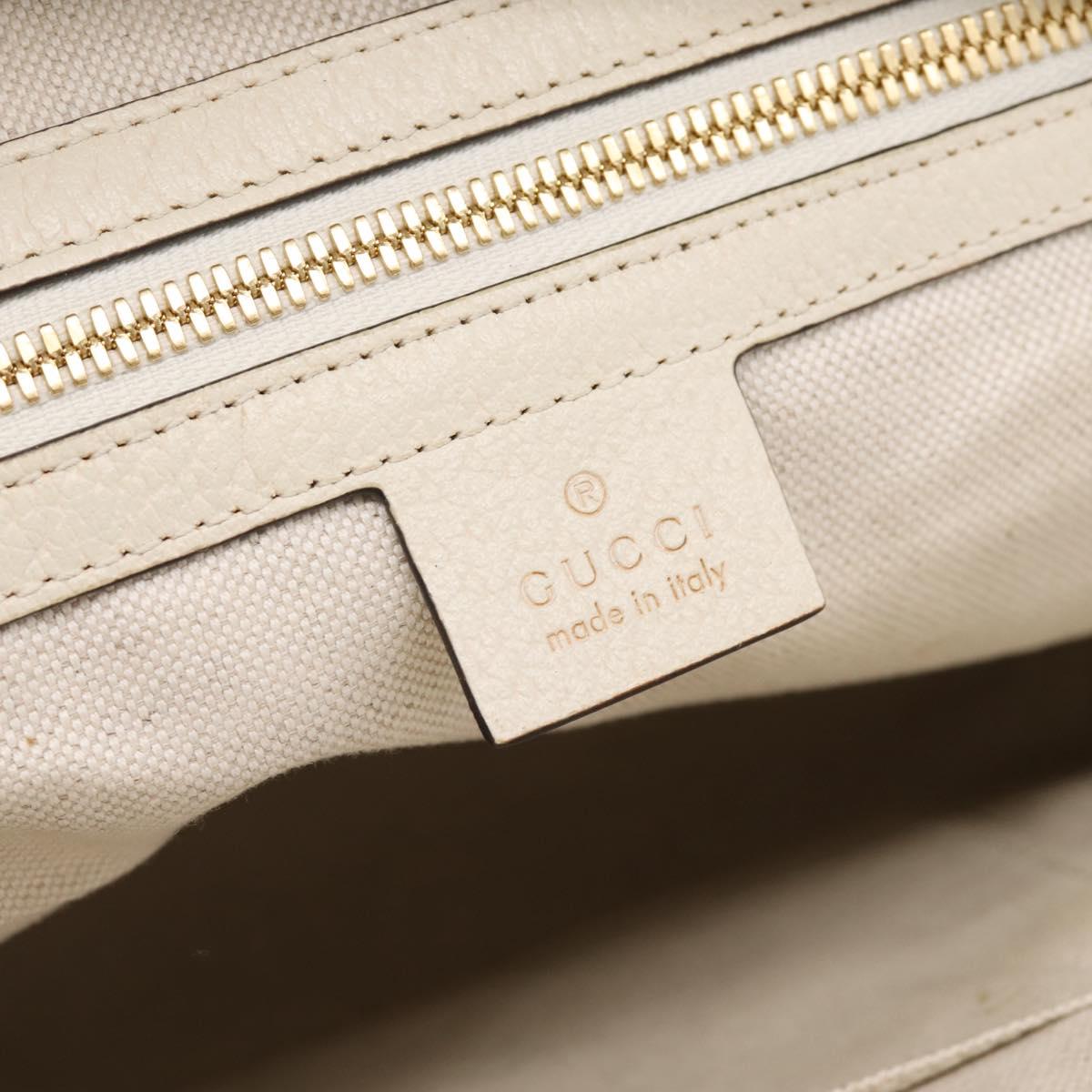 GUCCI Ophdia GG Web Sherry Line Flora Backpack PVC Beige 547965 Auth ka6322V