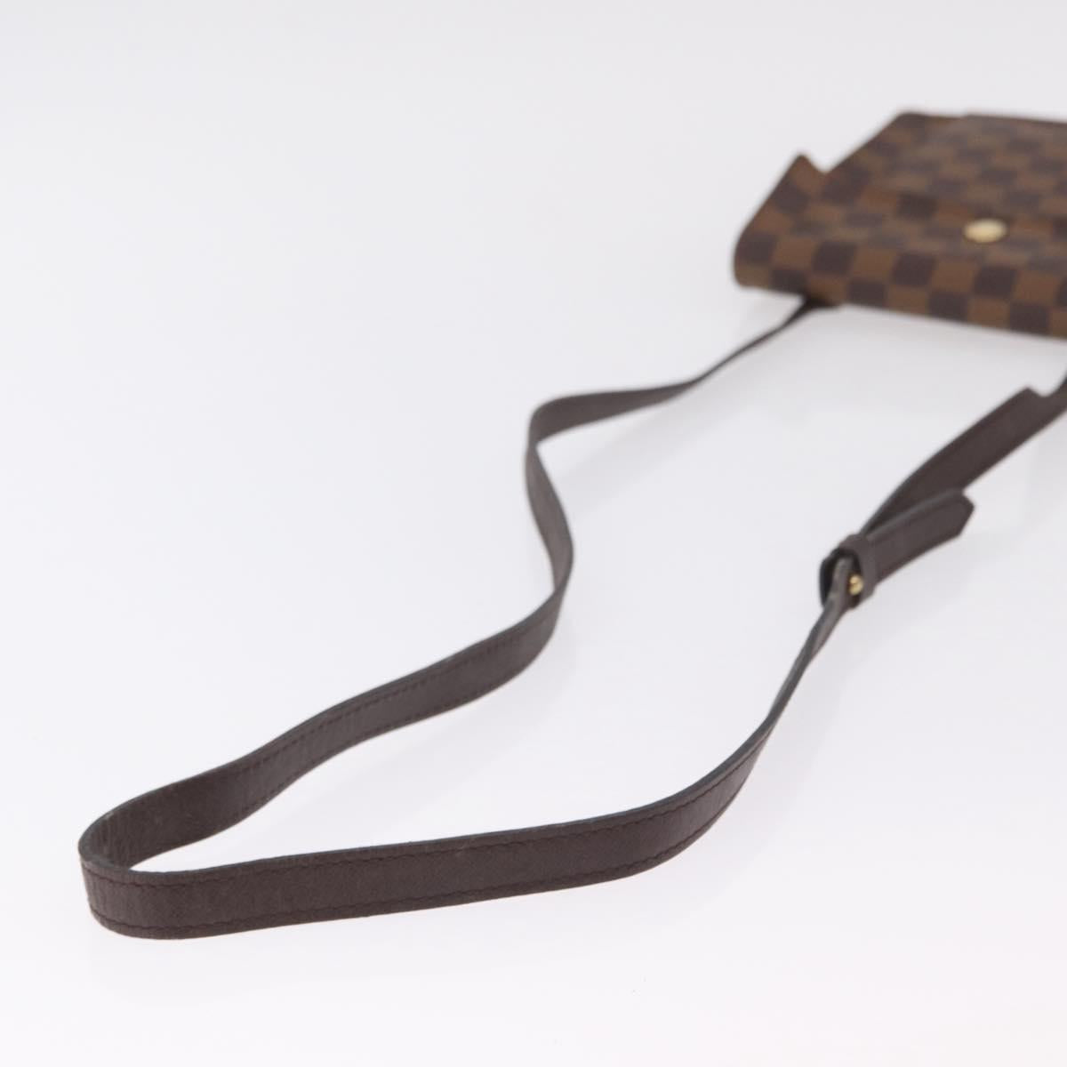 LOUIS VUITTON Damier Ebene Pimlico Shoulder Bag N45272 LV Auth ka6330