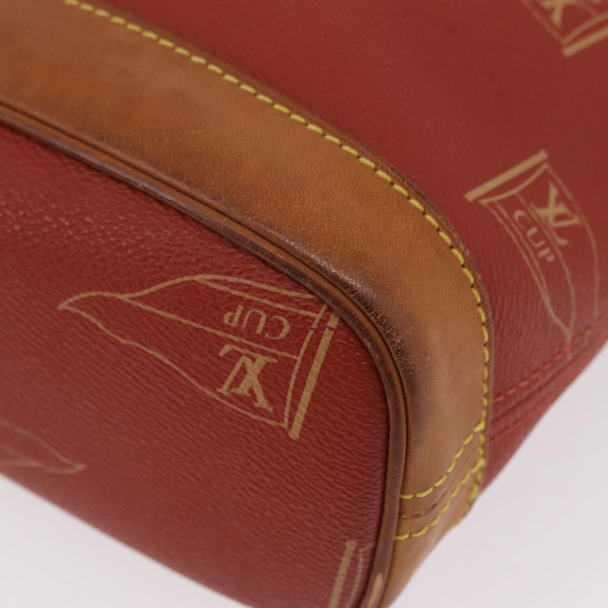 LOUIS VUITTON LOUIS VUITTON Cup Rutuke Shoulder Bag Red M80027 LV Auth ka6336