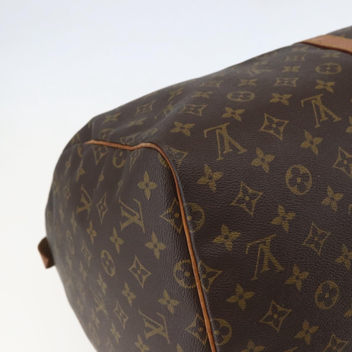 LOUIS VUITTON Monogram Keepall 55 Boston Bag M41424 LV Auth ka634