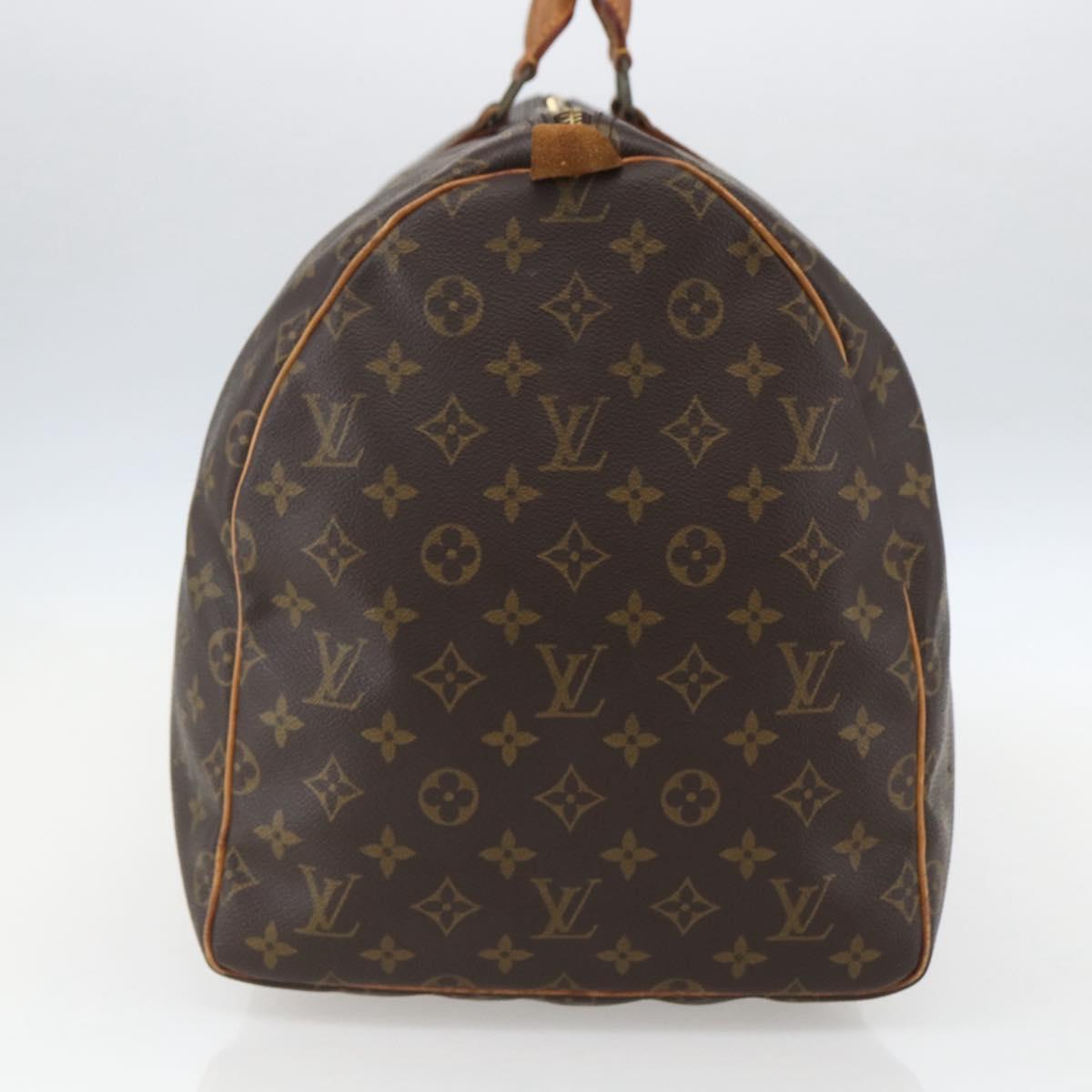 LOUIS VUITTON Monogram Keepall 55 Boston Bag M41424 LV Auth ka634