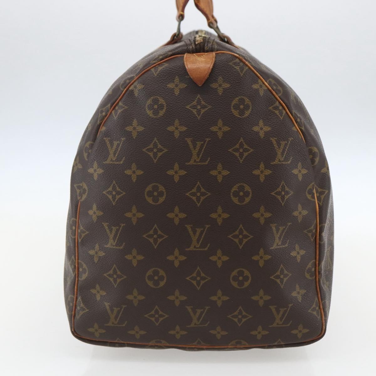 LOUIS VUITTON Monogram Keepall 55 Boston Bag M41424 LV Auth ka634