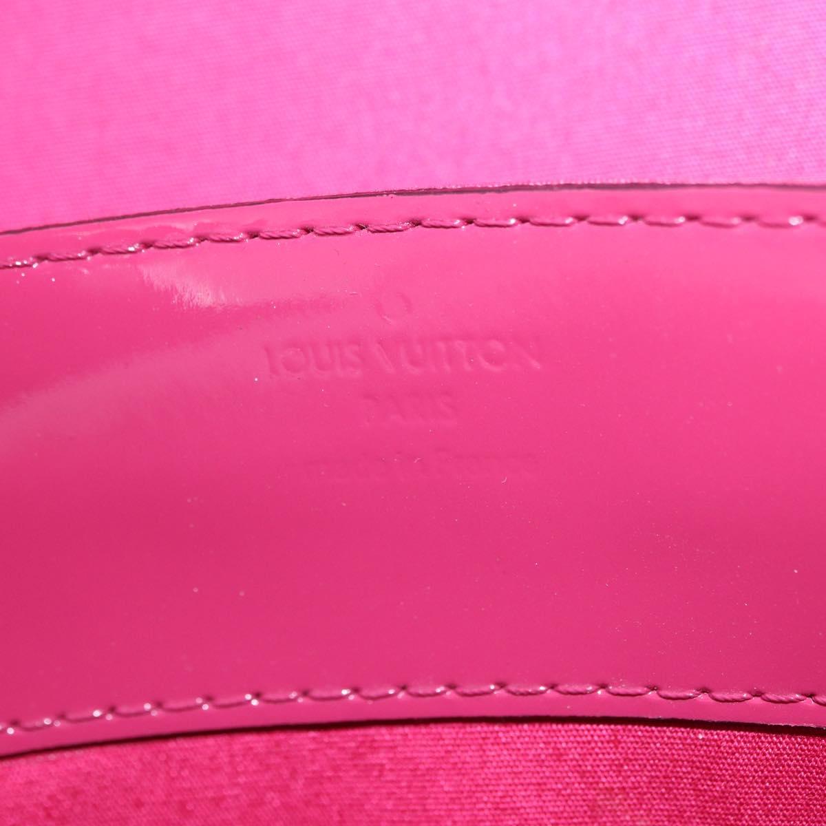 LOUIS VUITTON Pochette Louise EW Clutch Bag Rose Andian M94270 LV Auth ka6341