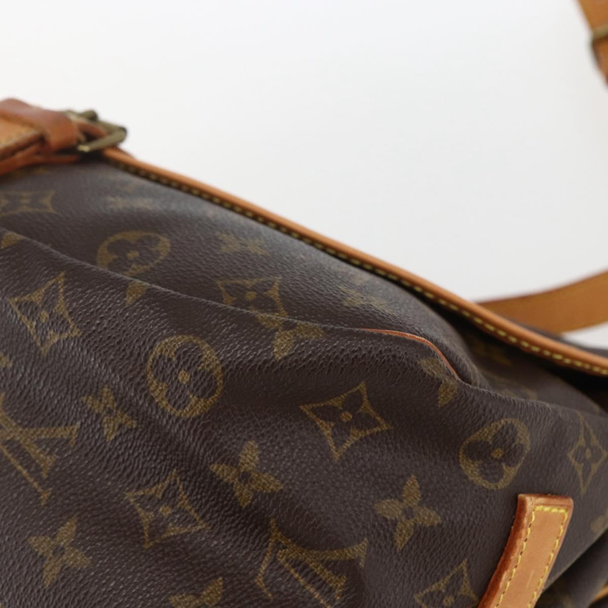 LOUIS VUITTON Monogram Saumur 35 Shoulder Bag M42254 LV Auth ka635