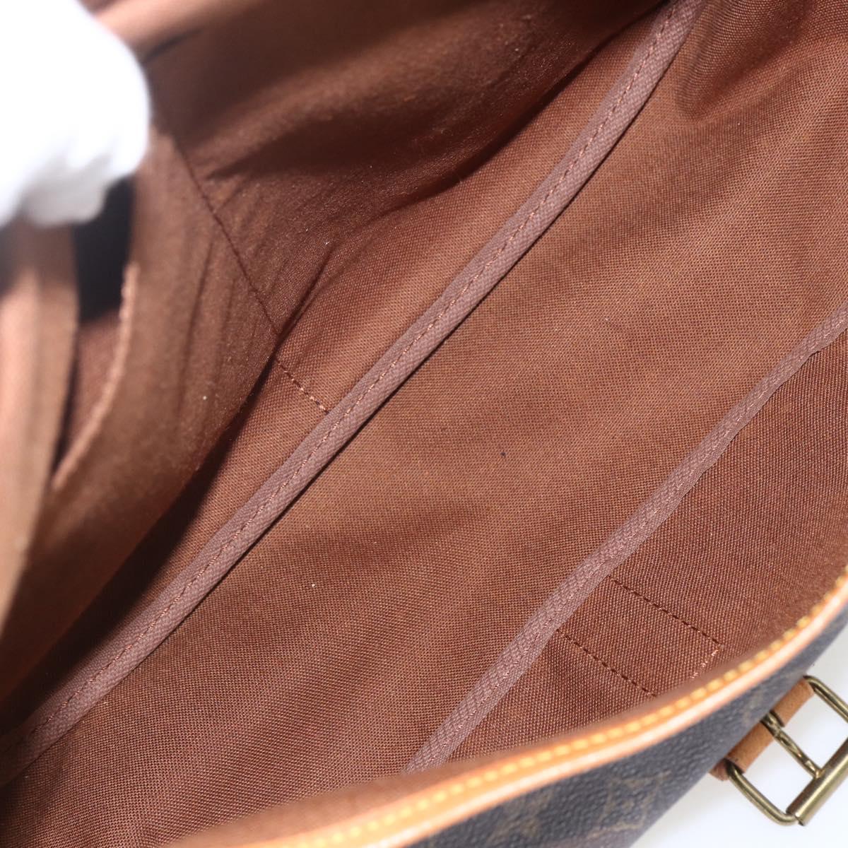 LOUIS VUITTON Monogram Saumur 35 Shoulder Bag M42254 LV Auth ka635