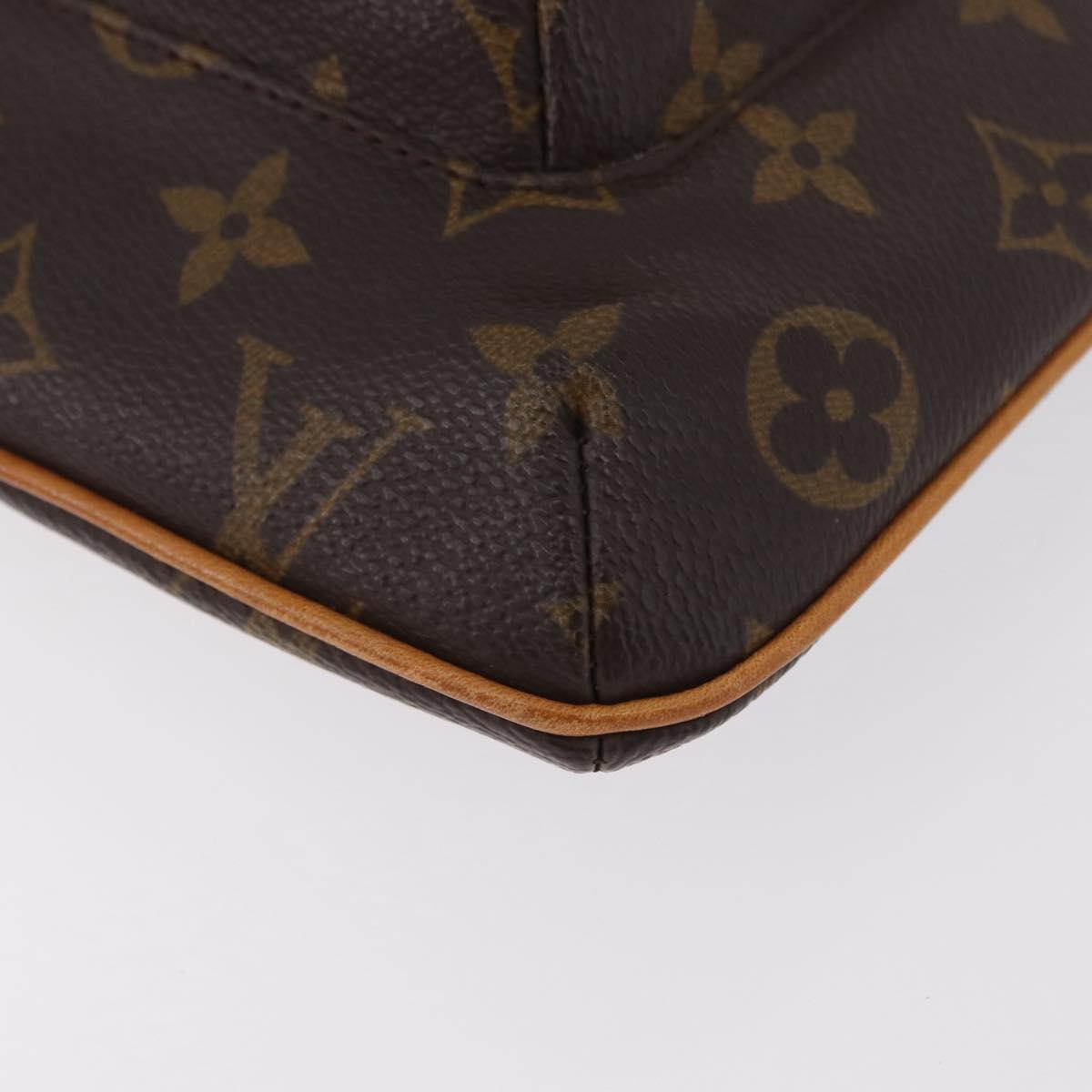 LOUIS VUITTON Monogram Partition Pouch M51901 LV Auth ka6351