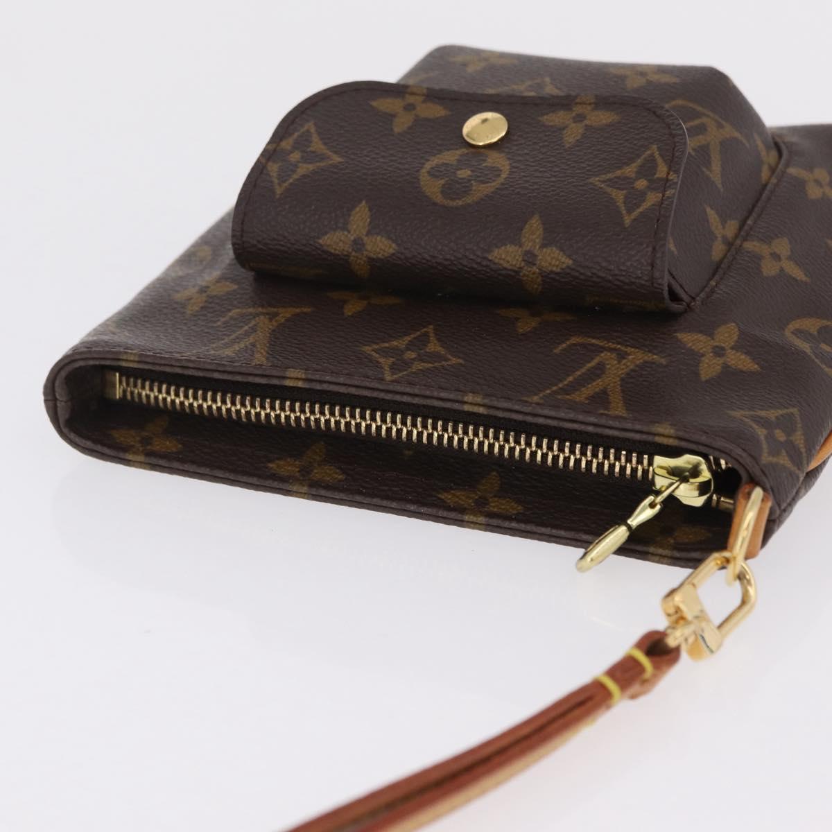 LOUIS VUITTON Monogram Partition Pouch M51901 LV Auth ka6351