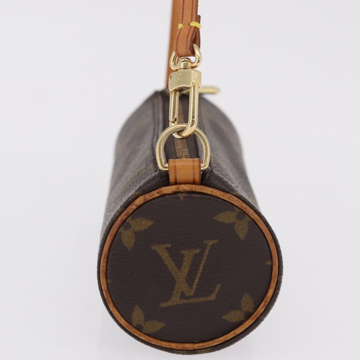 LOUIS VUITTON Monogram Papillon Pouch LV Auth ka6359