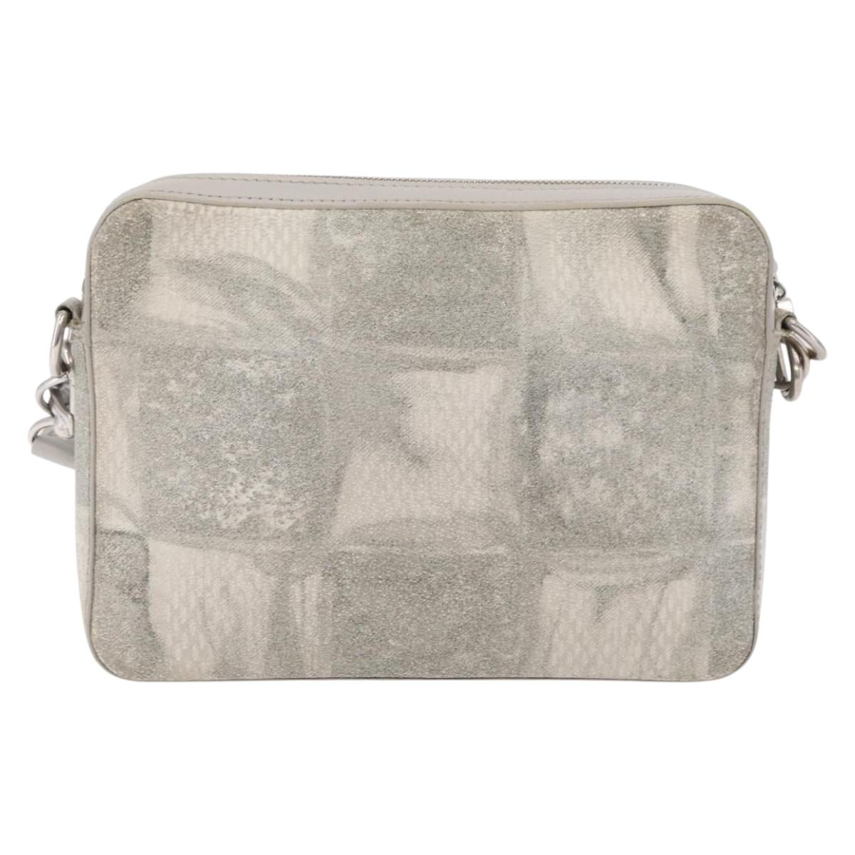 LOUIS VUITTON Damier Salt Trio Messenger Bag White N50068 LV Auth ka6360