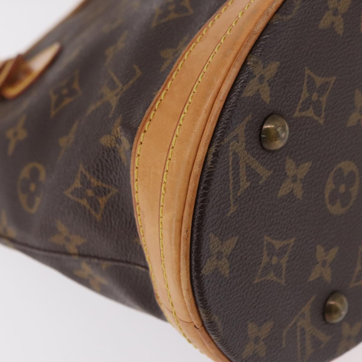 LOUIS VUITTON Monogram Bucket PM Shoulder Bag M42238 LV Auth ka6361
