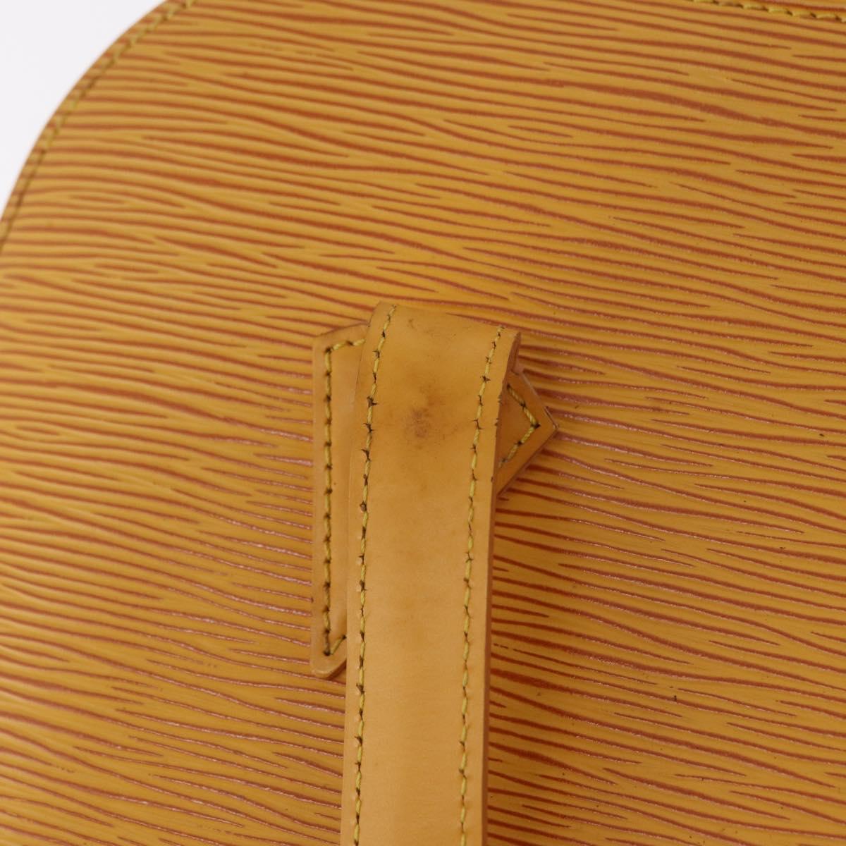 LOUIS VUITTON Epi Lussac Shoulder Bag Yellow M52289 LV Auth ka6366