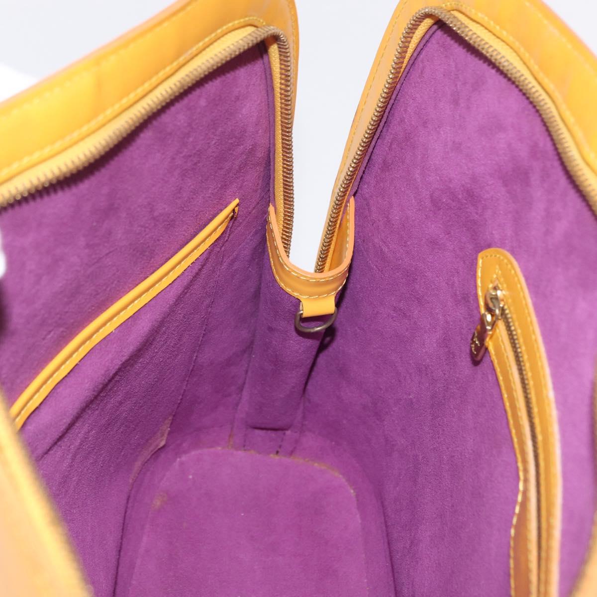 LOUIS VUITTON Epi Lussac Shoulder Bag Yellow M52289 LV Auth ka6366