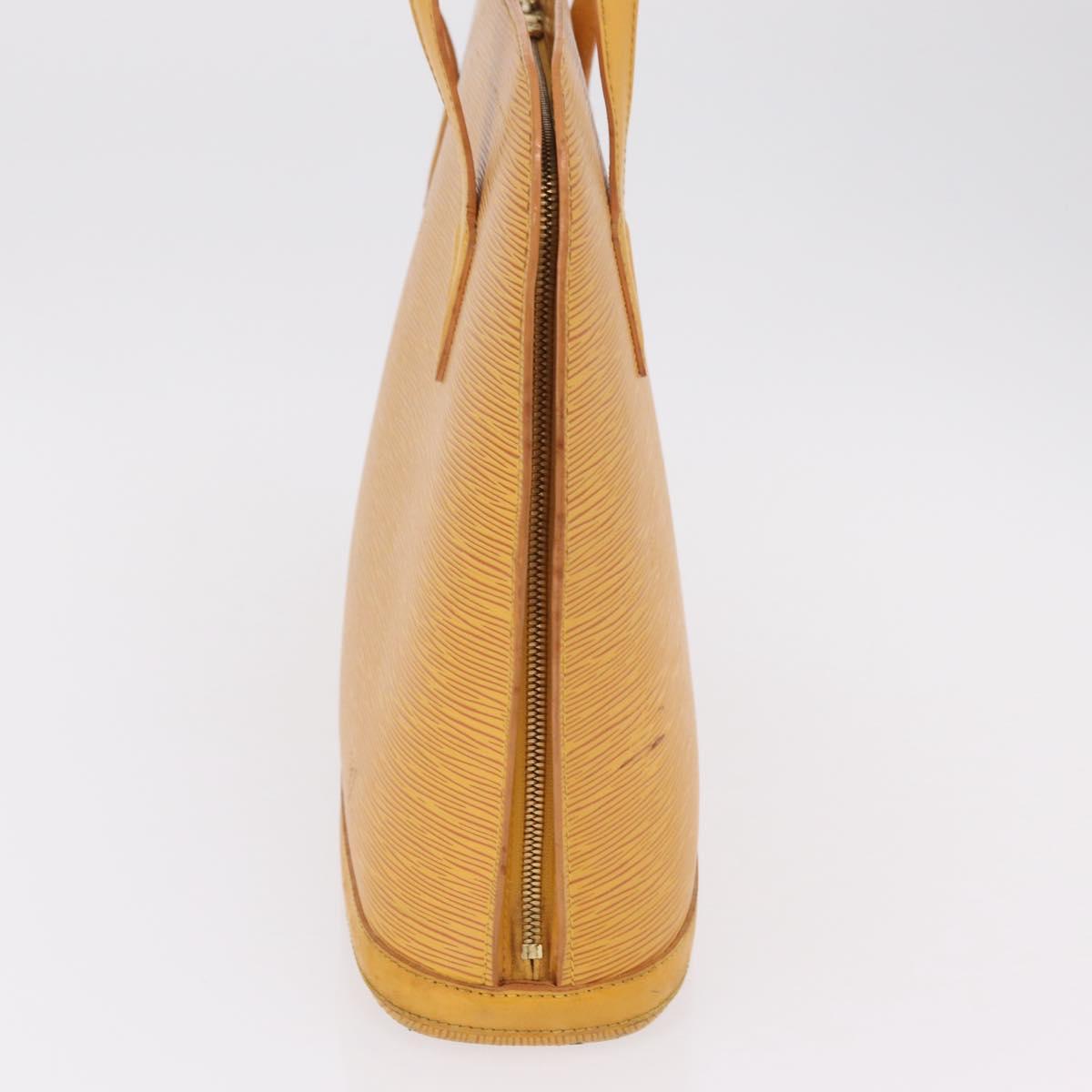LOUIS VUITTON Epi Lussac Shoulder Bag Yellow M52289 LV Auth ka6366