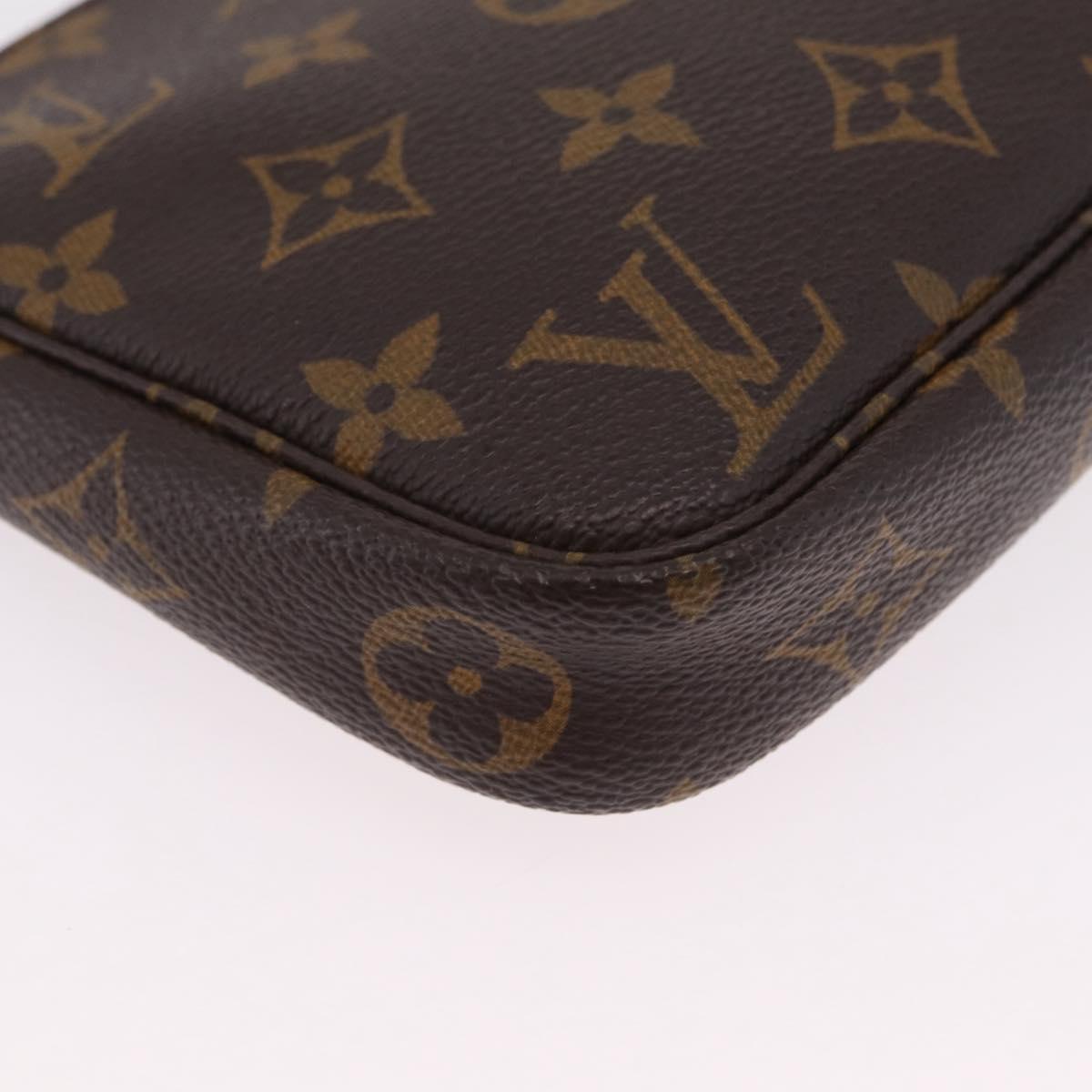 LOUIS VUITTON Monogram Pochette Accessoires Pouch M51980 LV Auth ka6368