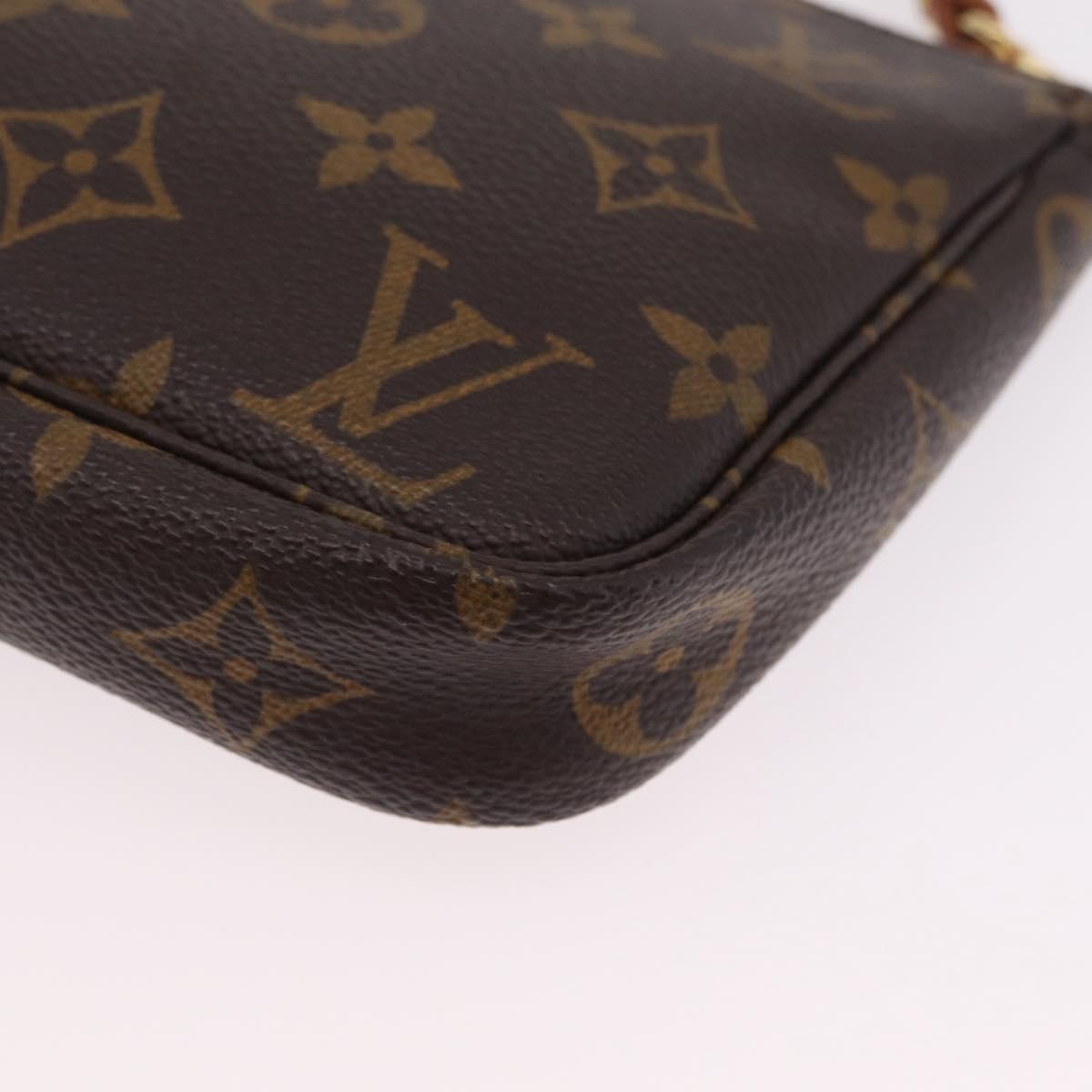 LOUIS VUITTON Monogram Pochette Accessoires Pouch M51980 LV Auth ka6368