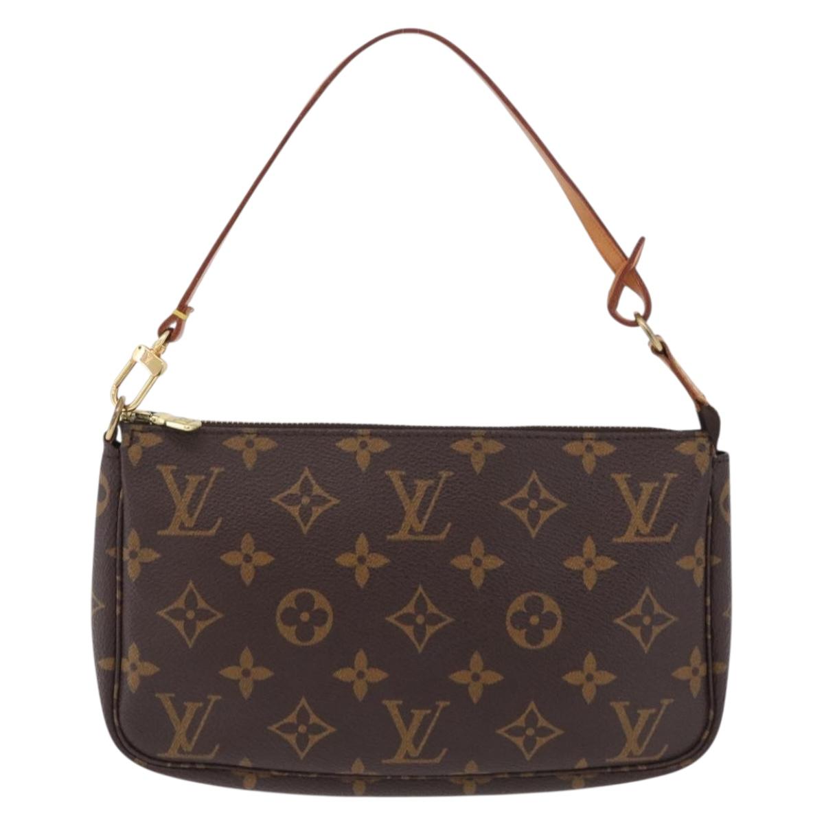 LOUIS VUITTON Monogram Pochette Accessoires Pouch M51980 LV Auth ka6368