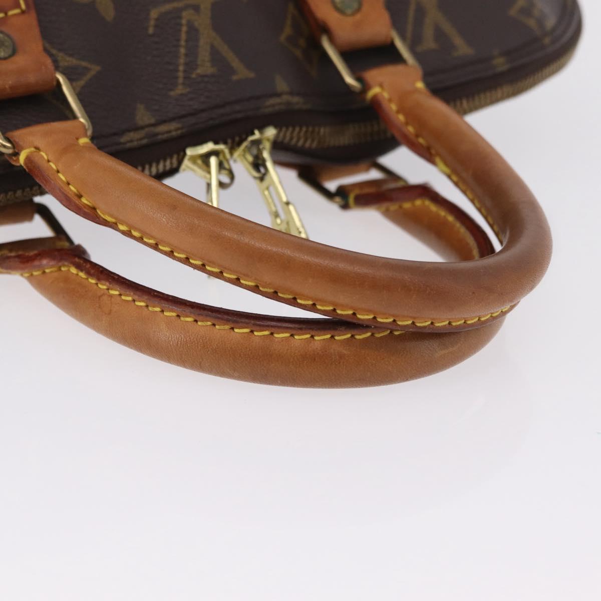LOUIS VUITTON Monogram Alma Hand Bag M51130 LV Auth ka6371