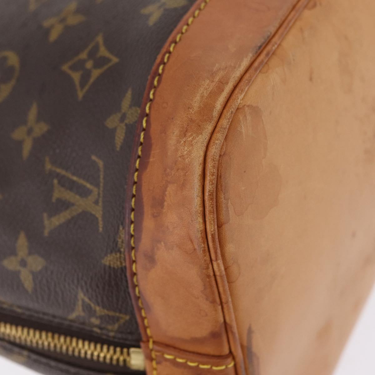 LOUIS VUITTON Monogram Alma Hand Bag M51130 LV Auth ka6371