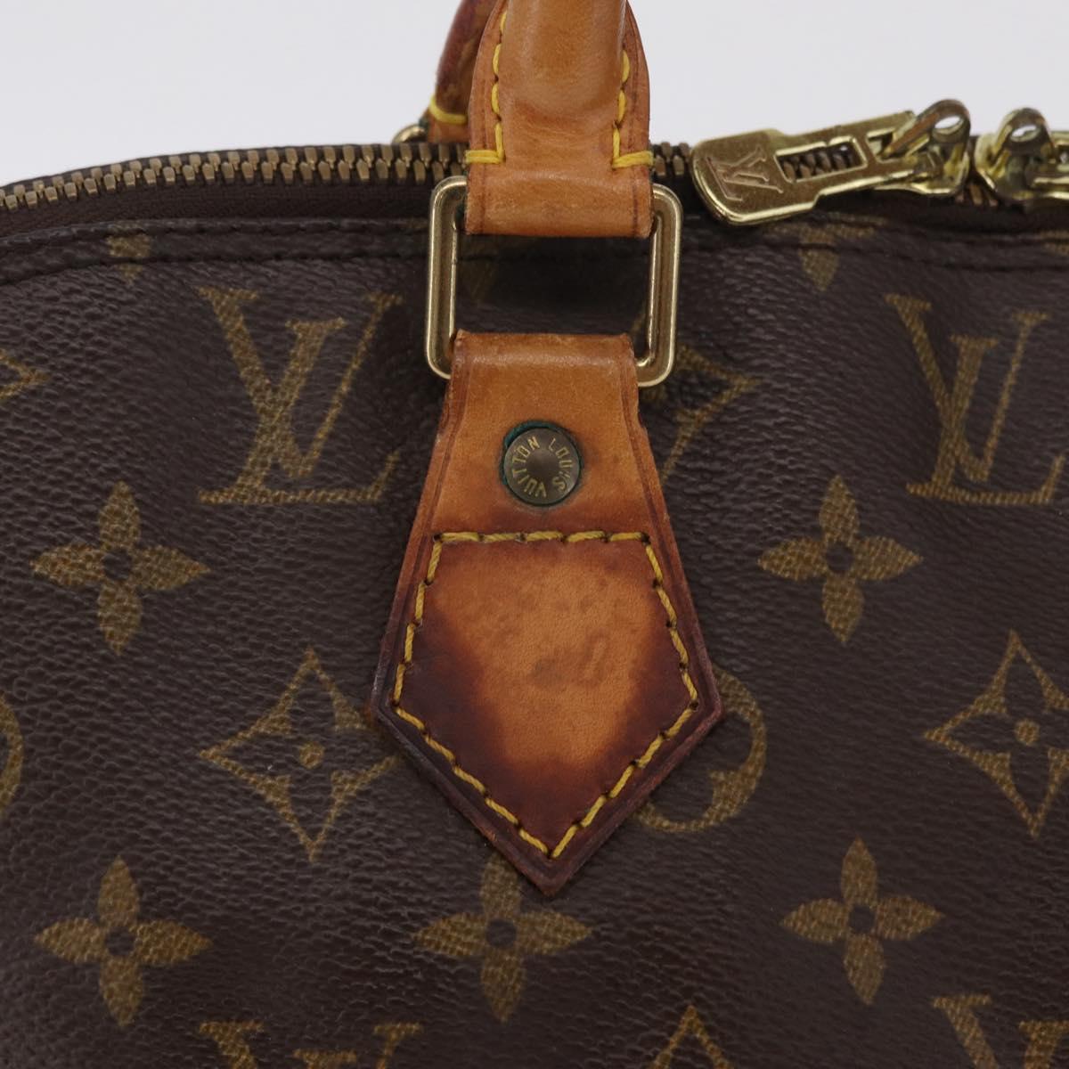 LOUIS VUITTON Monogram Alma Hand Bag M51130 LV Auth ka6371