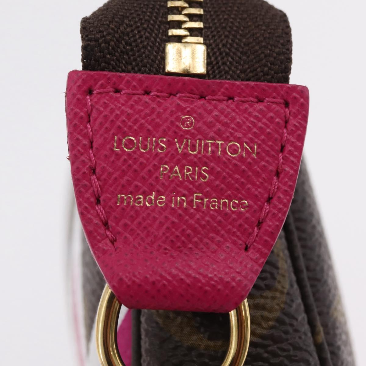 LOUIS VUITTON Ski Bear Mini Pochette Accessoires Pouch M67769 LV Auth ka6379M