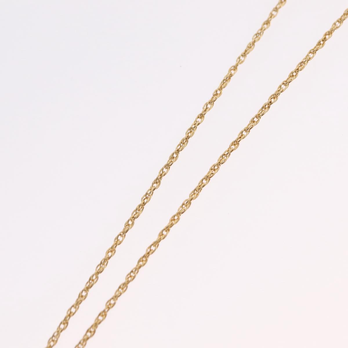 GIVENCHY Necklace Metal Gold Tone Auth ka6382