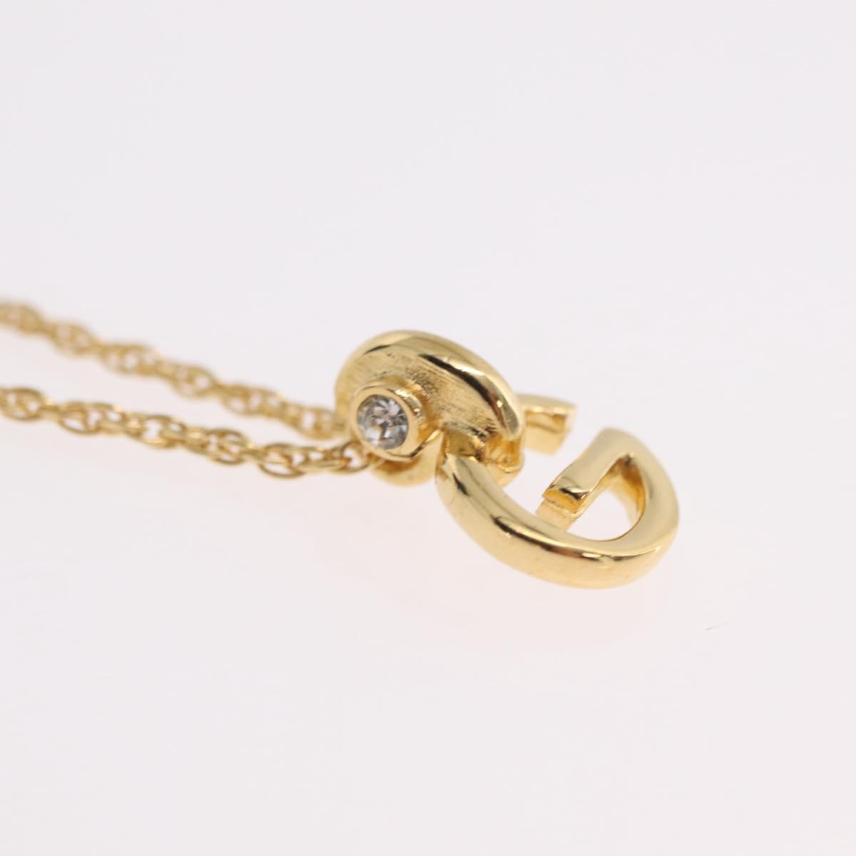 GIVENCHY Necklace Metal Gold Tone Auth ka6382