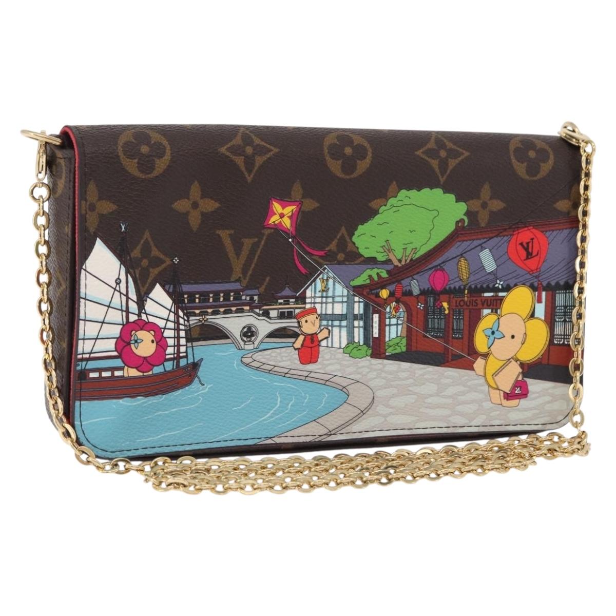 LOUIS VUITTON Monogram Vivienne Pochette Felice Shoulder Bag LV Auth ka6388SAM