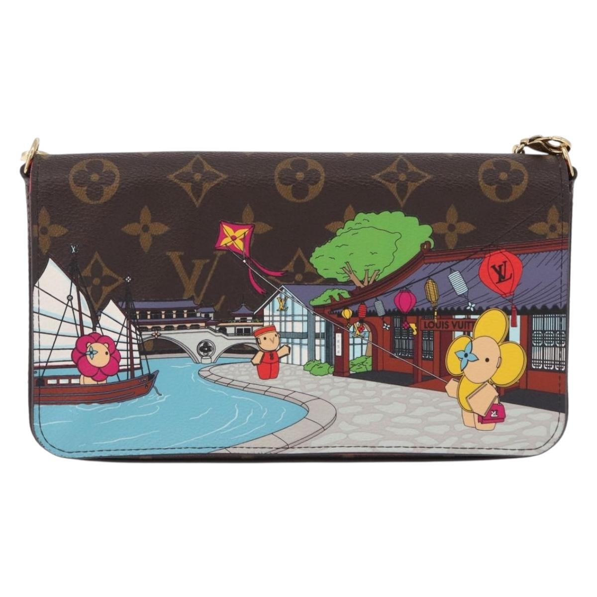 LOUIS VUITTON Monogram Vivienne Pochette Felice Shoulder Bag LV Auth ka6388SAM
