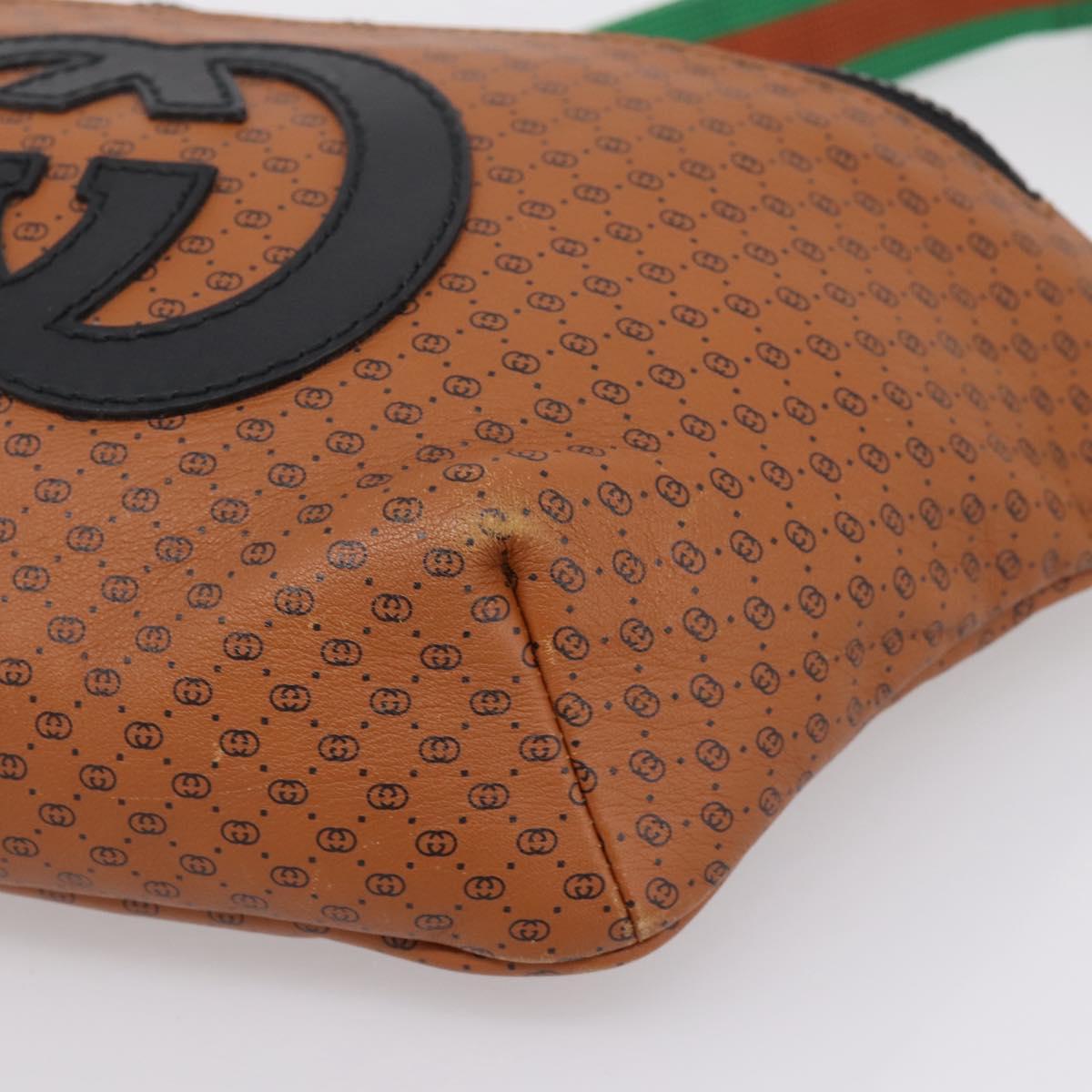 GUCCI Micro GG Canvas Sherry Line GUCCIxDAPPER DAN Bag 536416 Auth ka6390A